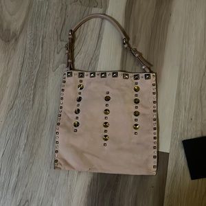 Prada Vintage Suede shoulder bag